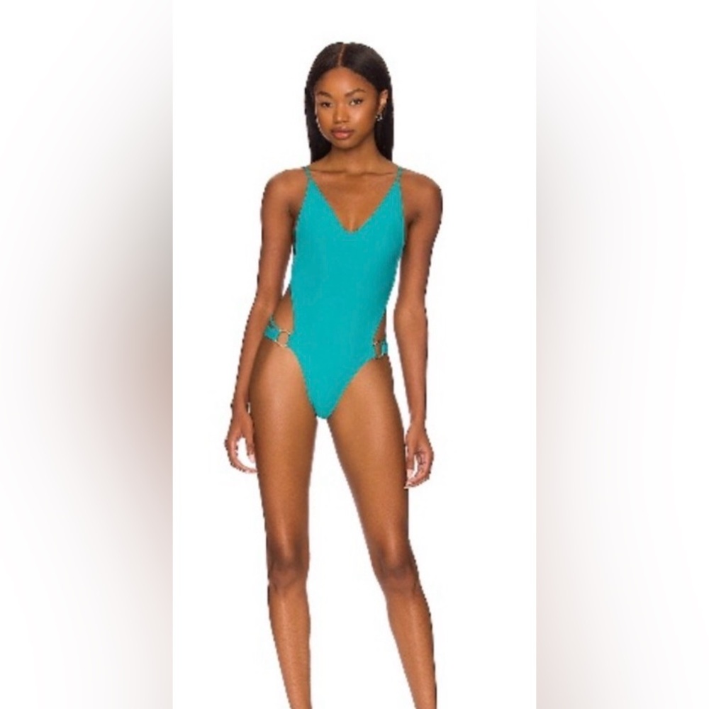 Lovers + Friends Teal one piece (L) Swimsuit